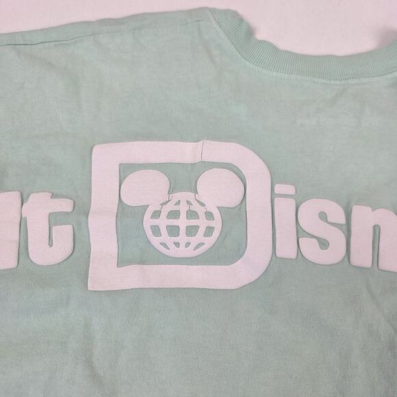 Disney Parks Spirit Jersey Shirt Size 2XL Turquoise Disney World Crewneck - Picture 4 of 14